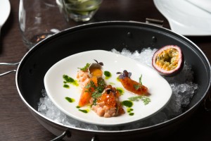 Salmon & Passion Fruit Tartare